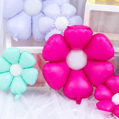 5/10 Stück 12 Zoll 18 Zoll Süßigkeiten Gänseblümchen Ballon Gelbe Sonnenblume Lachendes Gesicht Aluminiumfolienballon Geburtstagsparty Hochzeitsdekoration