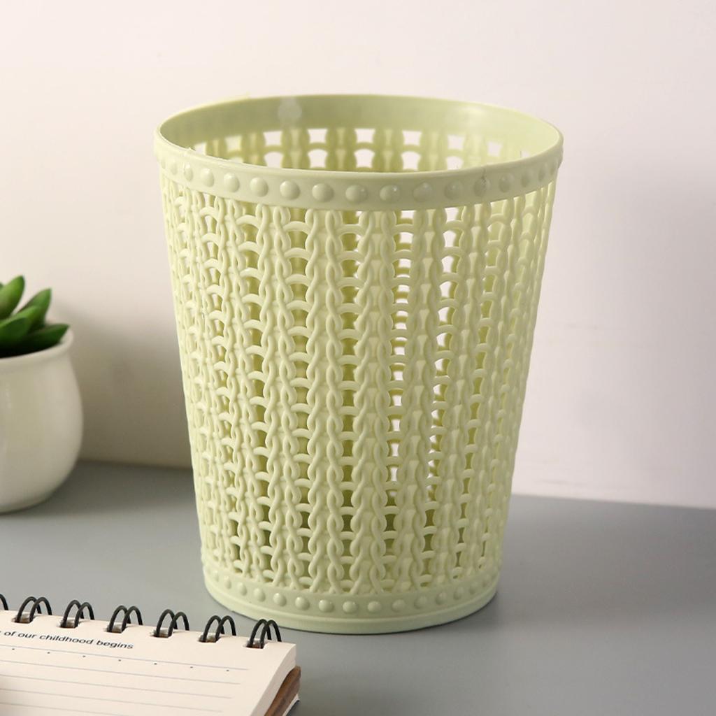 Student Wastepaper Basket, Household Living Room Coffee Table Trash Can, Kitchen Hollowed-out Storage Box For Miscellaneous Items.