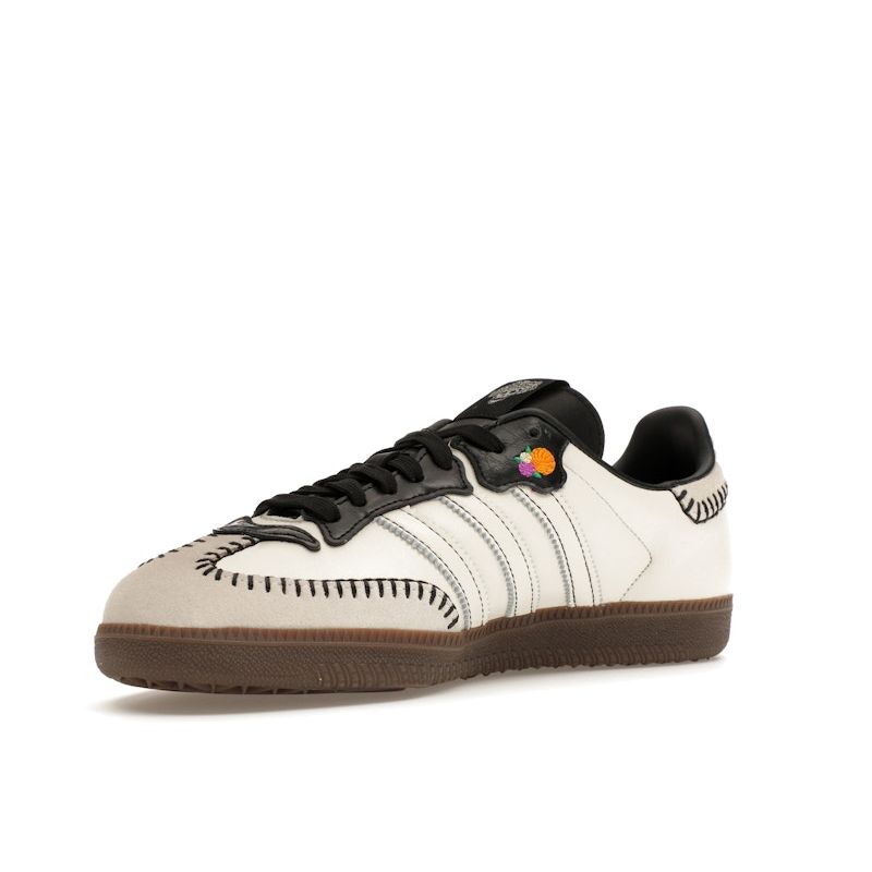 Adidas Samba OG Día de Muertos Pack - Off White Herren-Sneaker Creme Core-Black Crew-Orange JI3931