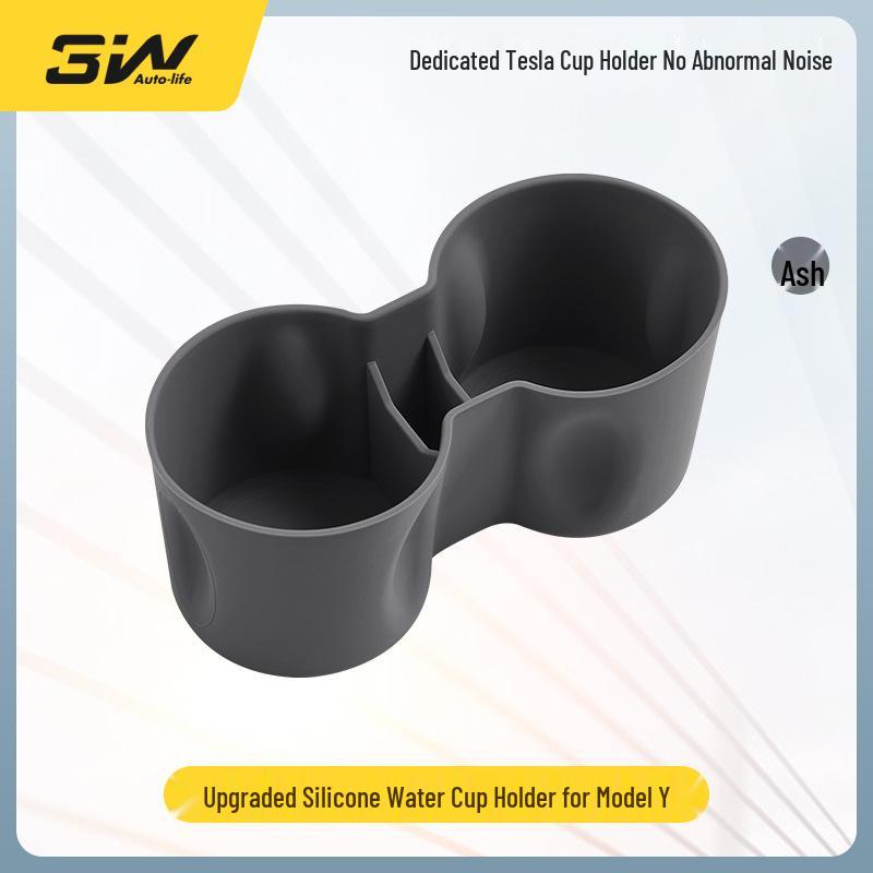 Tesla Model Y/3/S/X Center Console Silicone Cup Holder Coaster
