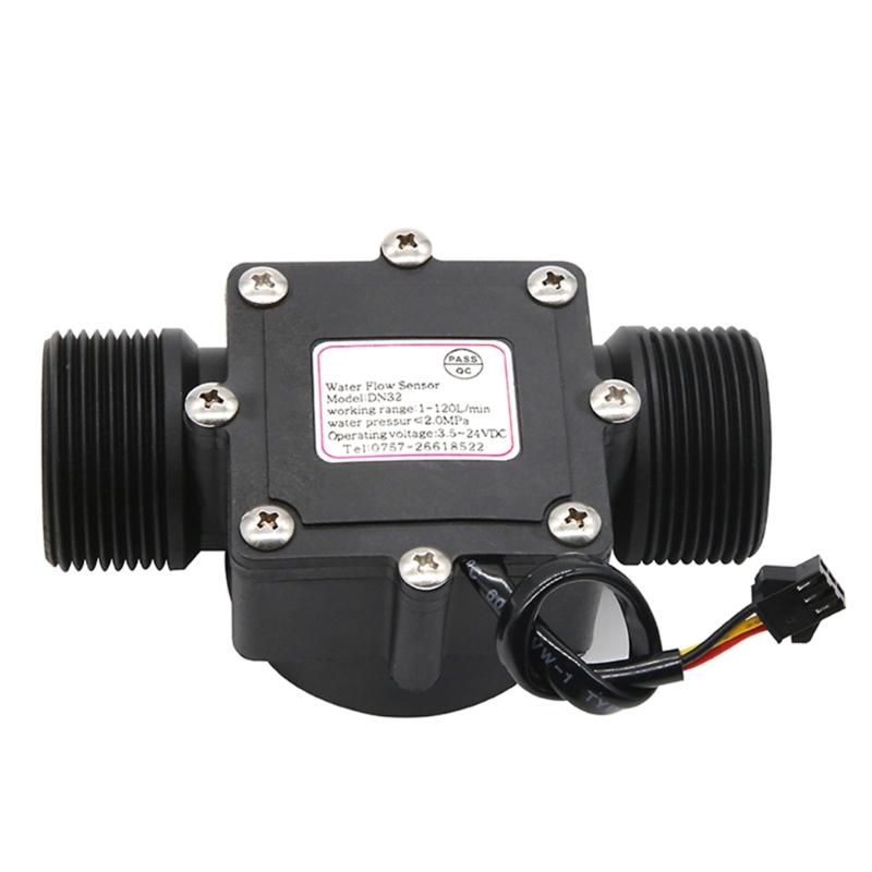 DN32 Flowmeter Water Flow 2-120L/min Water Flow Sensor Liquid Flowmeter for Landscape Irrigation High Performances