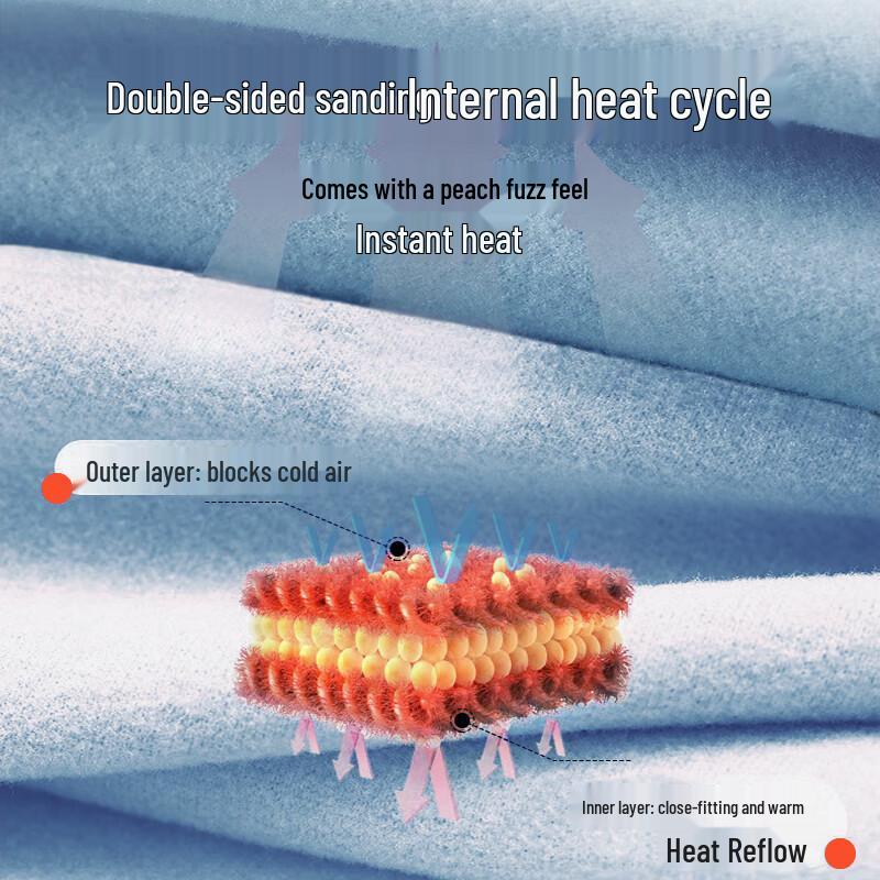 LangSha Boys' Cationic Thermal Underwear Set