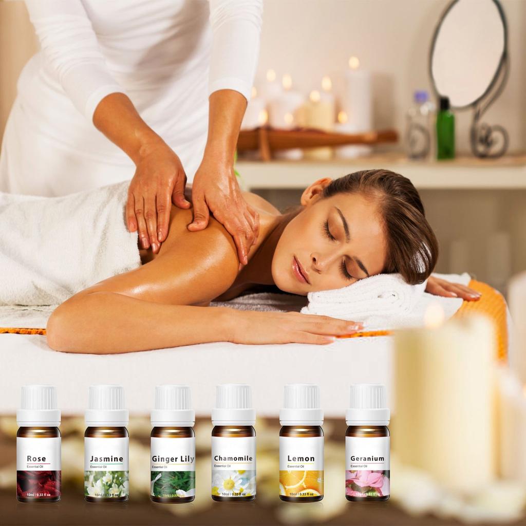 120ml Plant Oil Set, Back Humidifier Oil, Lasting Substantivity, Perfume Oil, 12pc