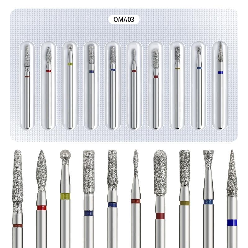 Hard Nail Drill Bits Manicure Tools Professional Grinding Salon Essential Removal Gel Acrylic Nail Drill for Home
