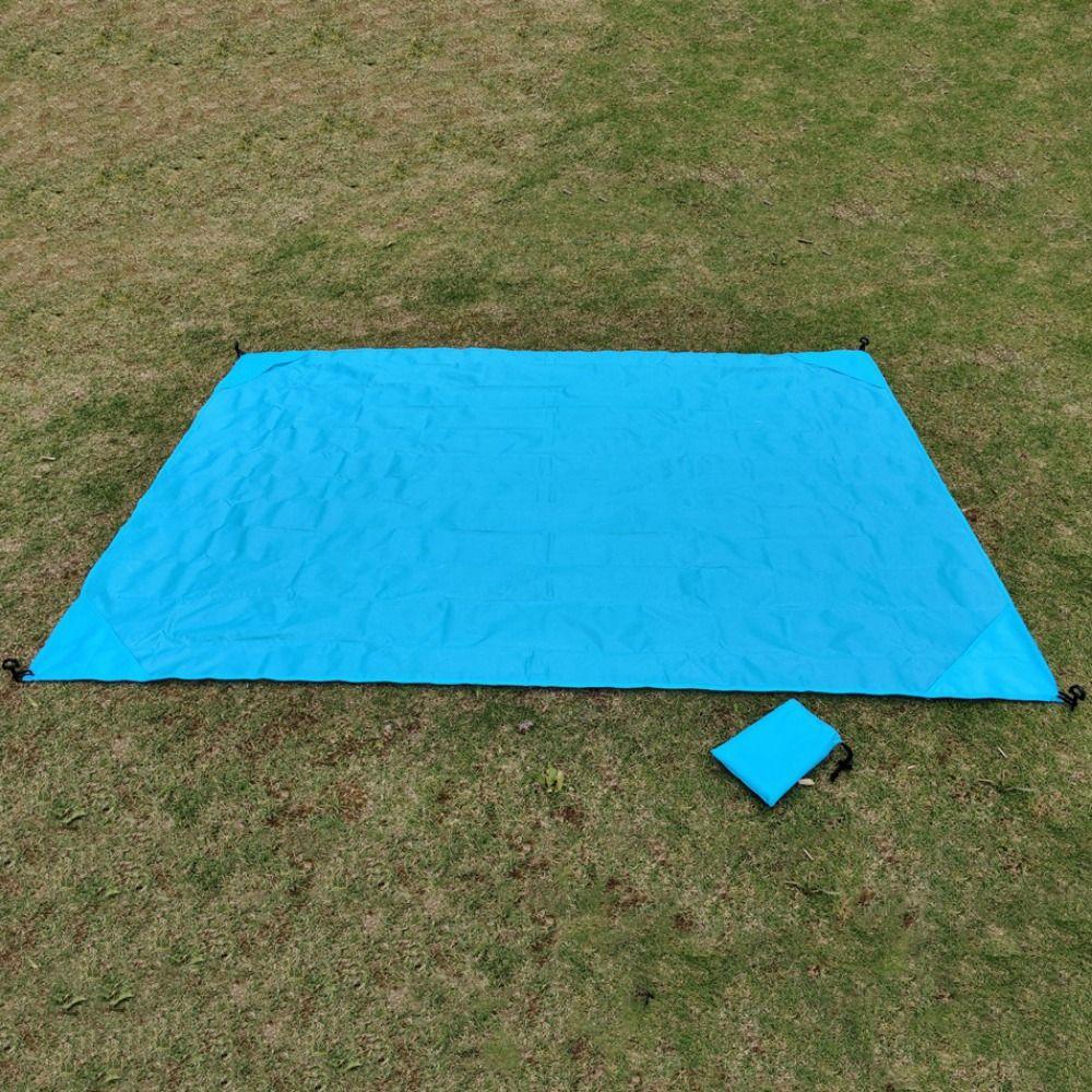 New Ultralight Tent Floor Tarp with Sack Portable Foldable Pocket Mat Oxford Cloth Waterproof Tent Camping Hiking