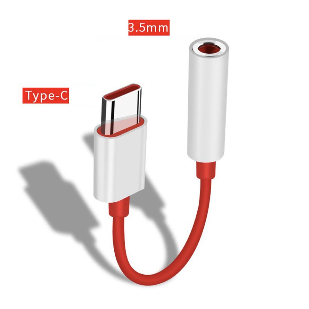 Adattatore da USB Type-C a Jack per Cuffie da 3,5mm Cavo Audio Connettore per One Plus 6T