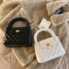 Small Fragrance Style Diamond Handbag for Women New Summer High-end Handbag Crossbody Women's Bag