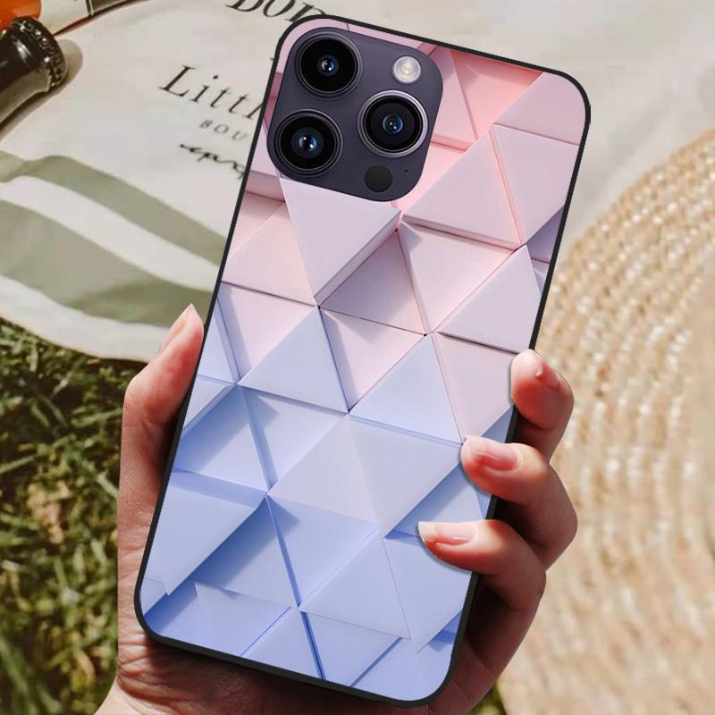 For iPhone 15 Pro Max Case Soft Silicone Coque For iPhone 15 Plus Cover TPU Fundas Protective For iPhone15 Pro Max 15Pro Case