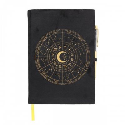 Something Different Conjunto Caderno de Obsidiana Roda Astrológica e Caneta