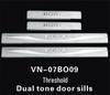 Otai Volkswagen Bora 02-12 Sill Strip & Pedal Stickers for Old Bora Modification