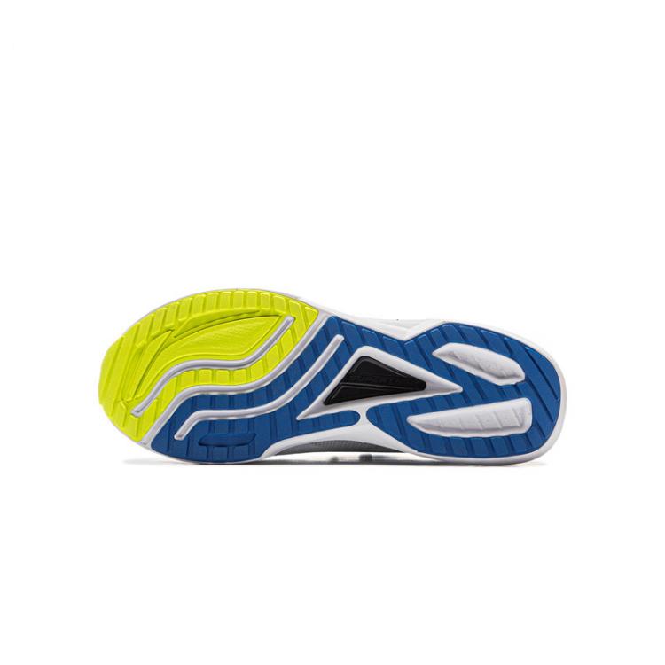 Li Ning Kids Running Fabric Leisure V1 Sports Fashion Non-Slip Breathable Low-Top Running Shoes Men sneaker White Blue YKFV054-5