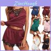 Elegant Women Lace Sleepwear Pajamas Set With Soft Fabric And Stylish Design For Comfort