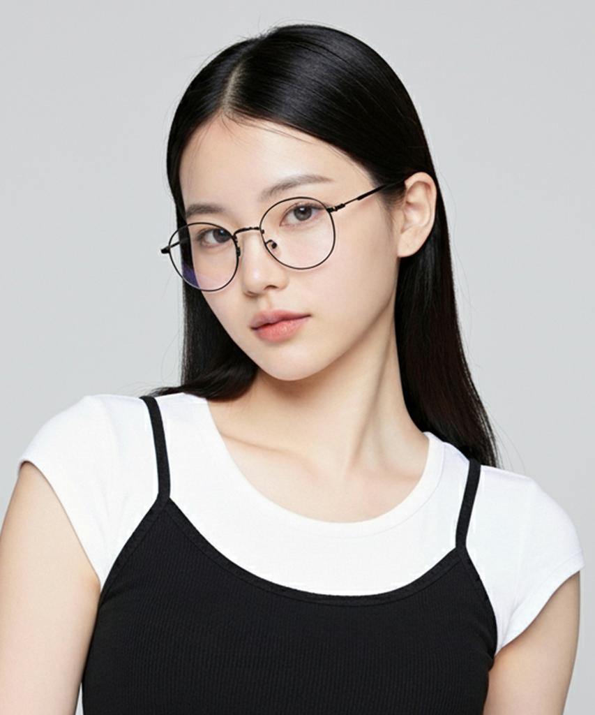 Leunehauwin Vert Black Glasses Dr2401N