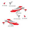 Car Side Body Sticker Decoration Racing Sport Graphics Vinyl Decals DIY Modified