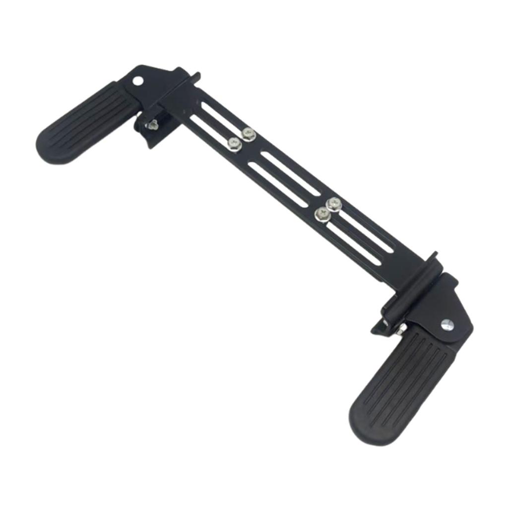 Bike Front Footrest Foot Rest Easy Installation Universal Accessories Retractable Sturdy