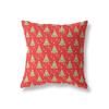 Snowflake Christmas Theme Printing Pattern Polyester Cushion Cover Home Living Room Sofa Decoration Square Pillow Pillow Cover
