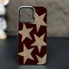 Shining Five Pointed Star Pattern Phone Case Suitable for iPhone 17 16 15 14 13 12 11 Pro/Max/Plus Anti Drop and Shockproof