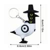 Kpop Demon Hunters Three Eyed Bird Magpie Keychain Pendant 3D Printed Anime Game Toy Doll Collection Animal Toy Bag Charm