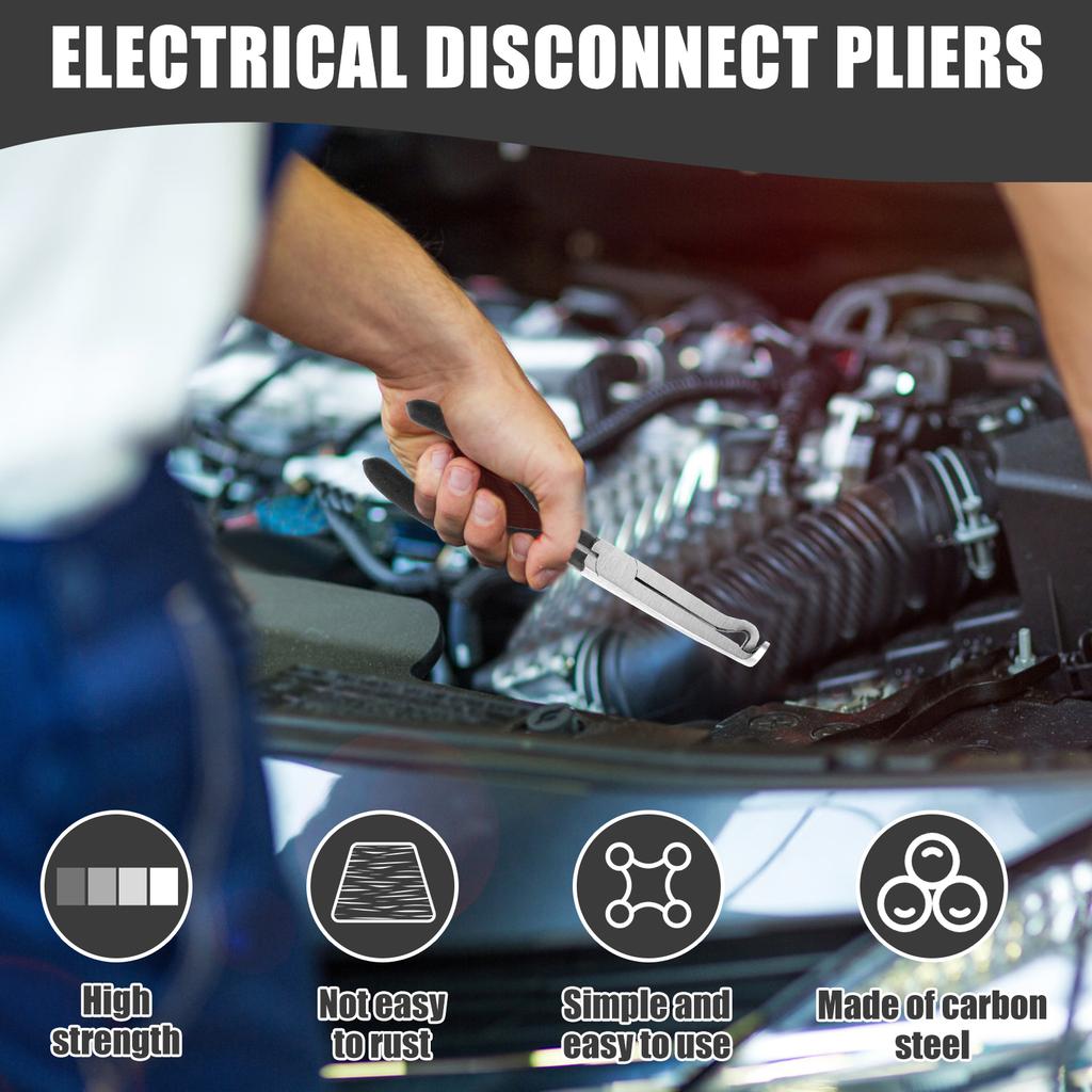 Carbon Steel Electrical Connector Pliers Spark Plug Disconnect Pliers Car Fuel Line Breaker Tool for Fuel Injector Ignition Coil