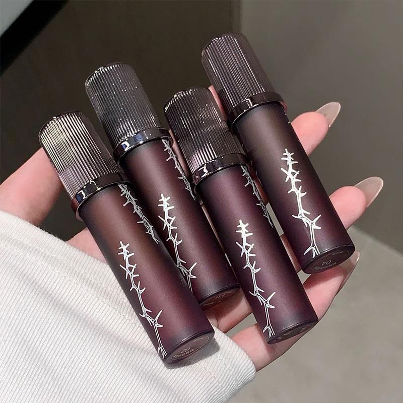 Secret Language of Thorns Lip Glaze Matte Matte Velvet Long-lasting Rich Makeup Lipstick Lip Mud