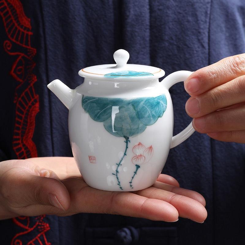 190ml Hand-Painted Ceramic Teapot Japanese Simple Kung Fu Tea Set