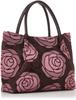 Bianco Tote, Women's, Brown X Pink