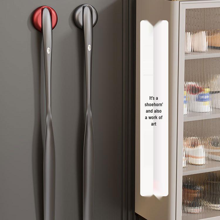 Long Handle Magnetic Shoehorn for Easy Use - Ideal for Elderly & Pregnant Individuals, No Bending Required