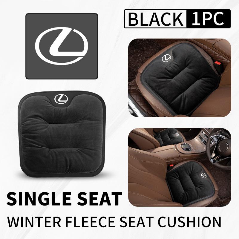 GEFF2 For Lexus Flannel Car Exclusive Seat Covers Soft Breathable Seat Cushion RX350 IS250 IS200 GS300 LX570 RC350 UX250h ES350