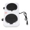 Electric Hot Plate 2000W Double Cooker Plate Countertop Electric Heater for Frying Boiling US Plug 1