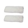 2 Pieces Auto Seat Belt Cover Comfortable Car Neck for Child White