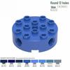 Compatible 6222 Axle Hole Cylinder Brick for Lego MOC, Small Particle Building Block