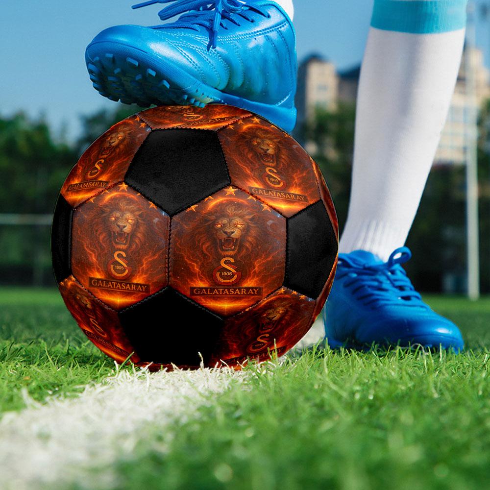 1pc Galatasaray SK Soccer Ball Size 5 Indoor Soccer Ball Fashion Colorful Backyard Game - Great For Sports Fans Gift HE10