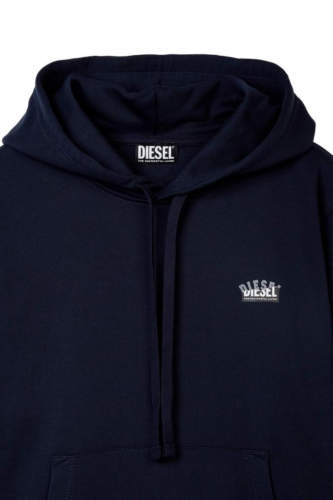 Diesel Sweatshirt Hoodie A15720RIAJH 81E Navy M Men's S-GINN-S-TUATION
