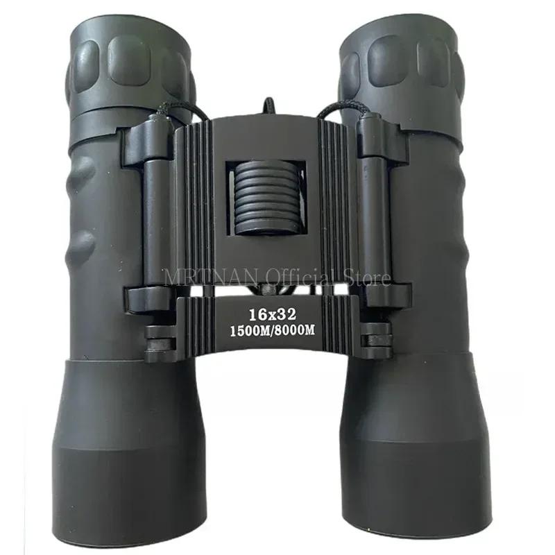Binoculars 16X32 Long Range 8000m HD High Power Telescope Optical Glass Lens Low Light For Hunting Sports Scope