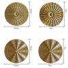 Gold Wall Ornament Iron Wrought Wall Pendants Modern Wall Hanging Decoration  Home Decoration