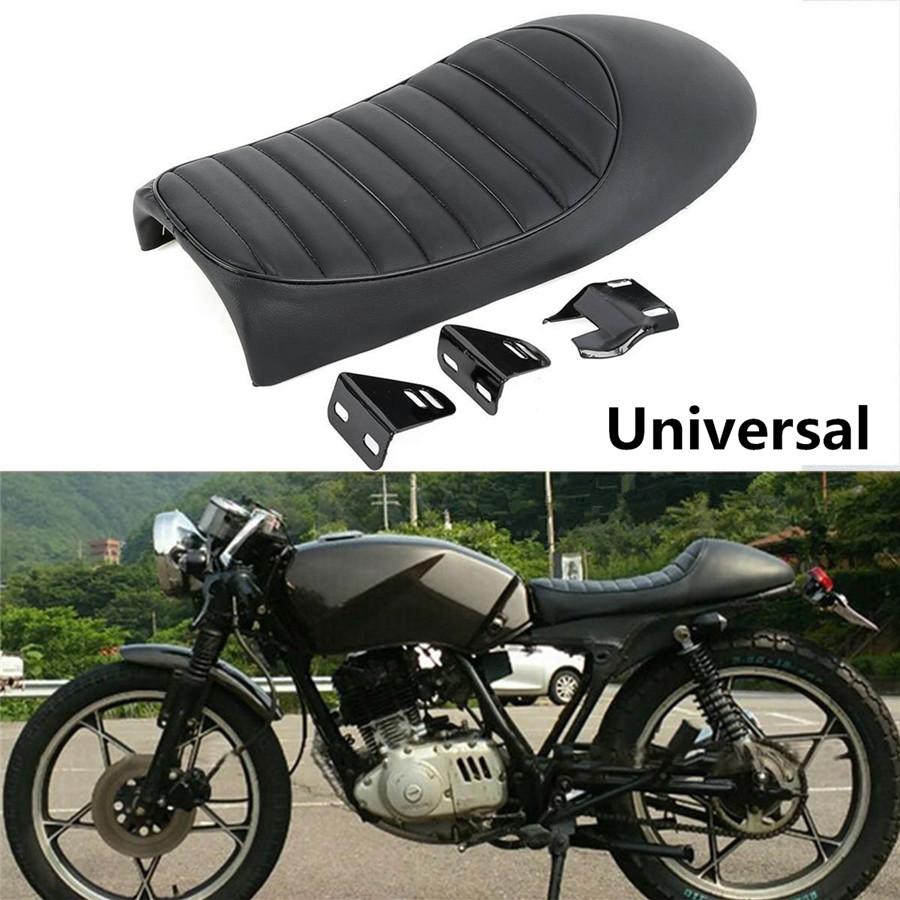 Motorcycle Flat Custom Vintage Saddle Cafe Racer Seat/Crocodile leather Seat For