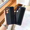 Suitable for Samsung S24ultra Elastic Wristband Mobile Phone Case S24 Carbon Fiber S25ultra Anti Fall S23 Protective Case
