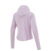 Li Ning Ice Silk Cool Comfort Casual Simple Solid Color Versatile Hooded Zipper Jacket Women Jacket Twilight-Purple AFDVE40-4