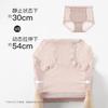 Fenteng [with mulberry silk extended crotch] 3-pack, waist cinching, high waisted, lightweight, breathable, sexy lace women's underwear