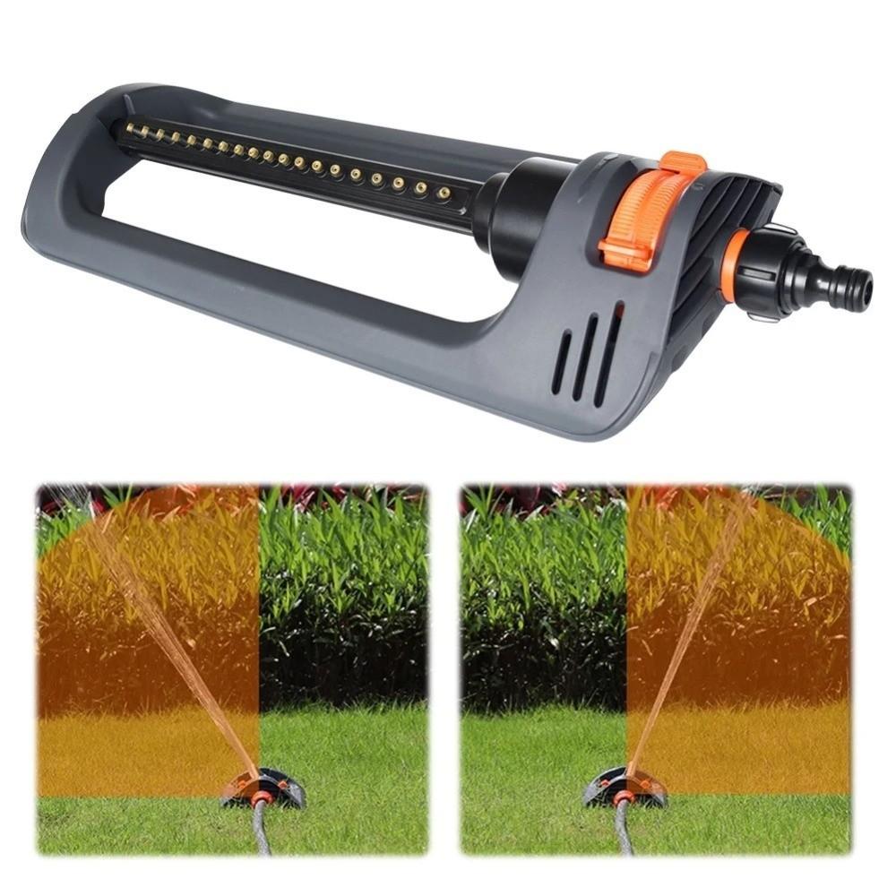 4 Modes Oscillating Sprinkler 19 Hole Nozzles Water Sprayer  Garden Watering