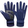 Cycling gloves winter warm and velvet outdoor windproof, non-slip and cold-proof touch screen