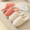 Mao Mao cotton slippers autumn and winter home indoor warm thick sole wear-resistant versatile couple shoes