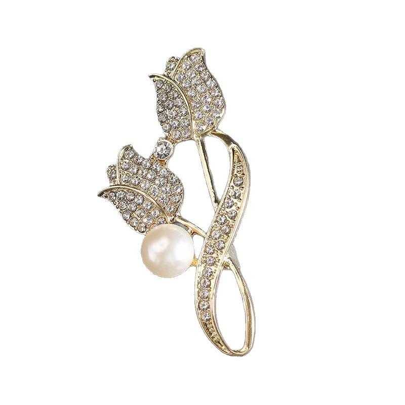 Pearl Heart Brooch: 2025 Autumn/Winter Trend - Korean Exquisite Pin for Women