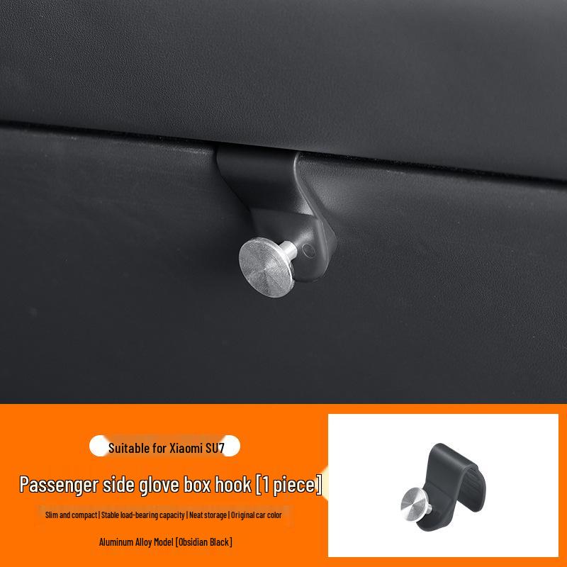 Xiaomi SU7 Passenger Seat Glove Box Hook - Multifunctional Car Interior Storage Accessory