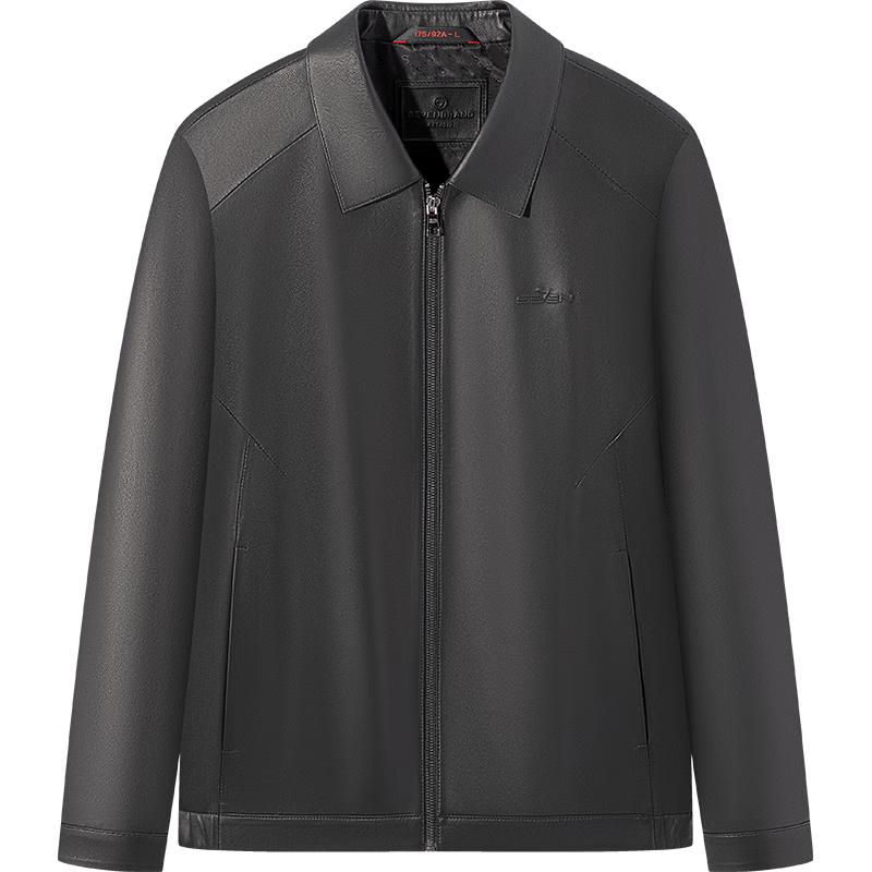 

Мужская кожаная куртка из овчины Qipai 3XL