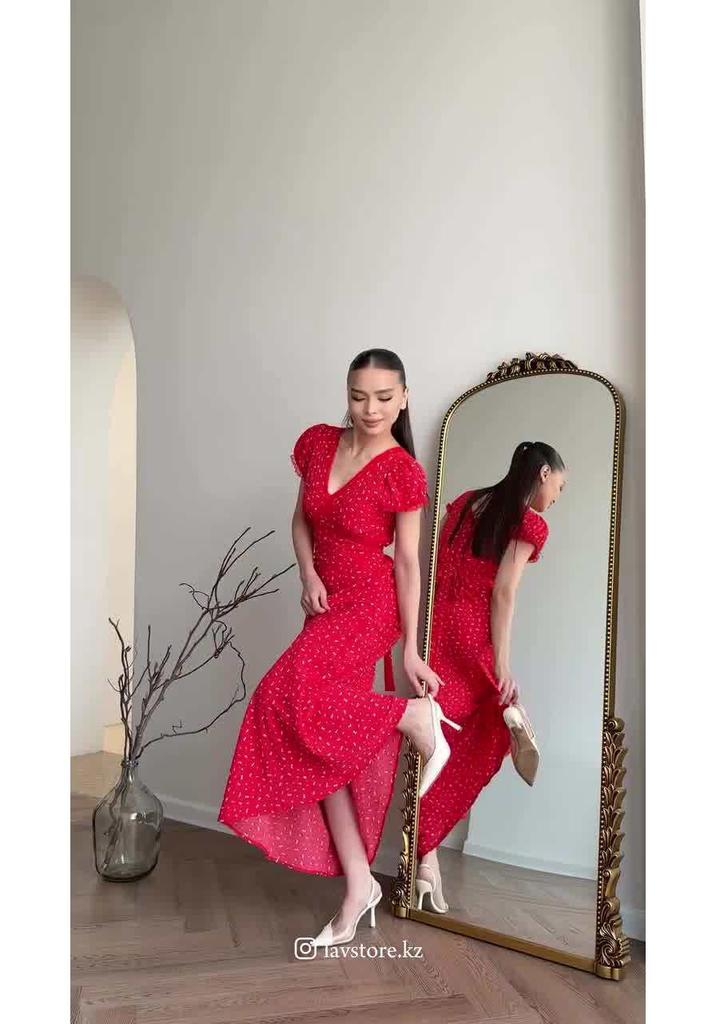 Elegantes Retro-Kurzarm-Taillenbetonendes Kleid für Damen, Frühjahr 2025