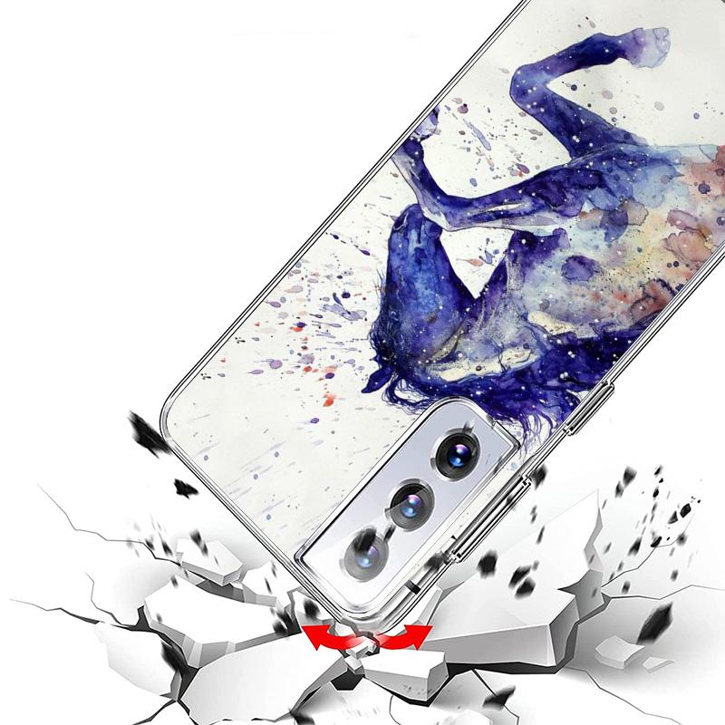 Animal Oil Painting Horse Phone Case For Samsung Galaxy S24 S25 Edge S26 Ultra S23 S22 S21 Plus S20 FE + Personalized Print Cove