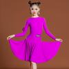 Children'S Latin Dance Practice Suit Girl's Latin Dance Performance Suspender Skirt Ballroom Practice Dancing Dress Latin