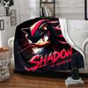 1 stuks Shadow Sonic Zacht Huidvriendelijk Flanellen Deken met Digitale Print, Diverse Maten Verkrijgbaar voor Familie, Vrienden, Verjaardag