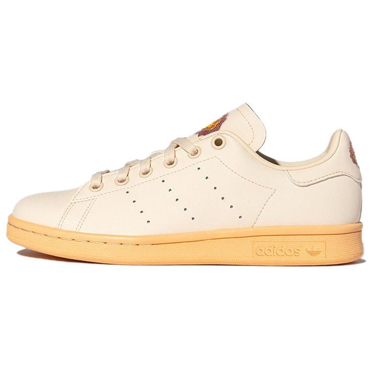 

Adidas Originals Stan Smith Synthetic Leather Trendy Casual Durable Low-Top Sneakers Women Sneakers Beige GZ2065 36